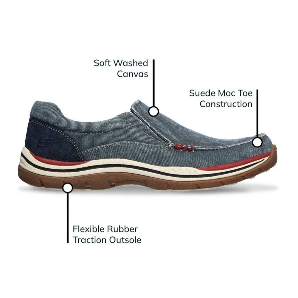 Skechers USA Men’s Expected Avillo Relaxed-fit Slip-on Loafer Size 10.5